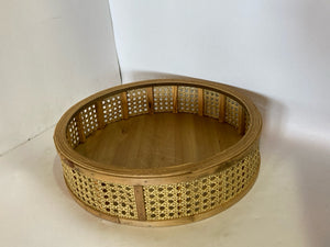 Deep Wicker Rattan Tray