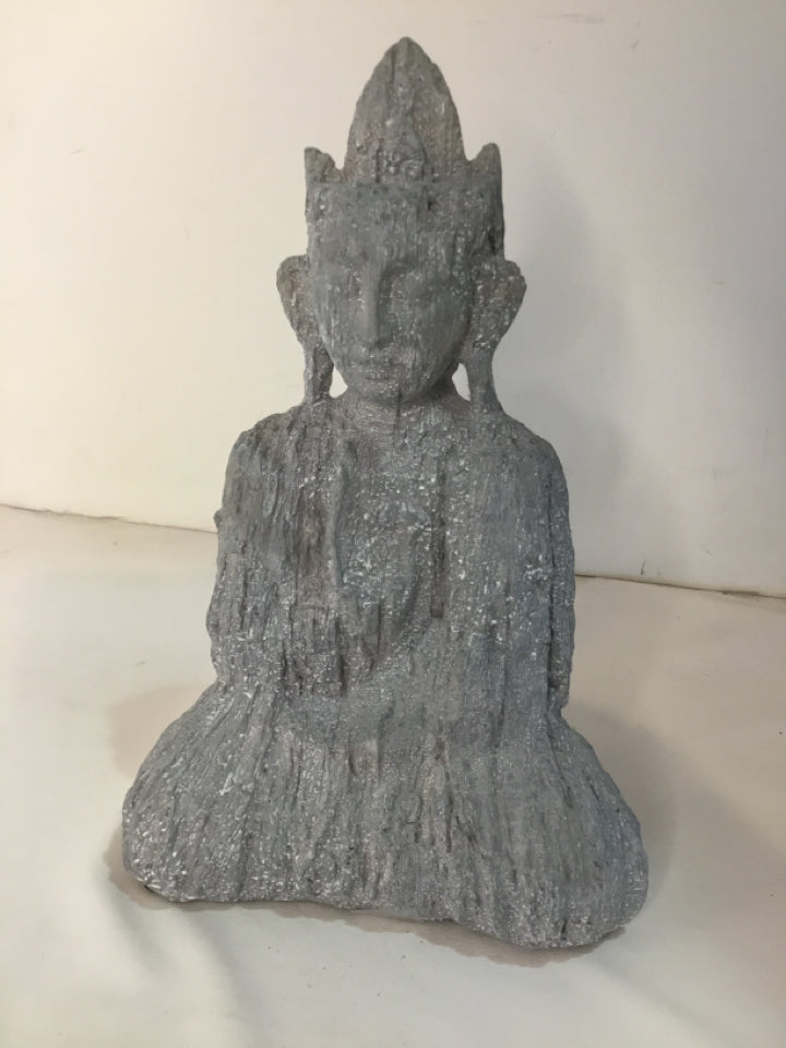 Gray Resin Buddha Statue