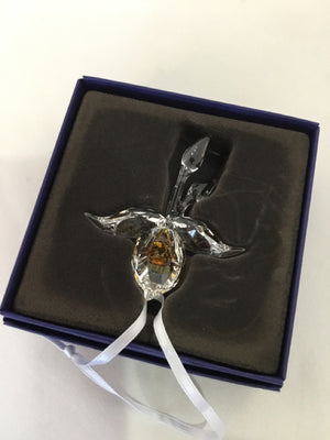 Swarovski Clear Crystal Flower Orchid Ornament