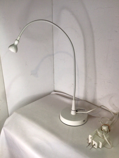 IKEA Desk White Metal Gooseneck Lamp