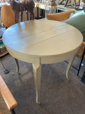 French Wood Painted Dining Gray Table