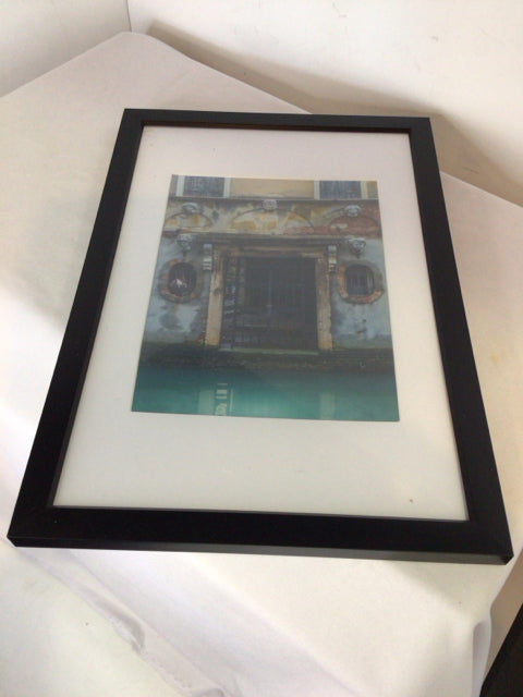 White/Multi Door Framed Art