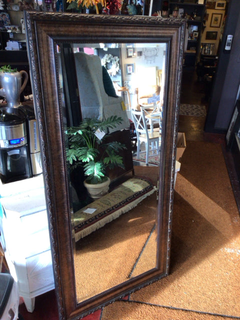 Bronze Beveled Mirror