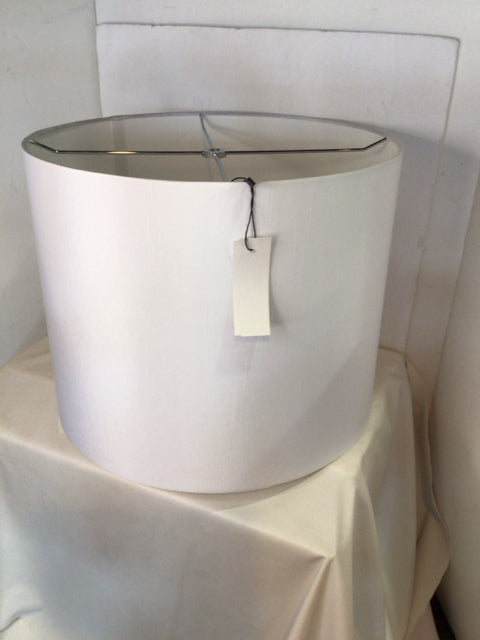 White Drum Lamp Shade
