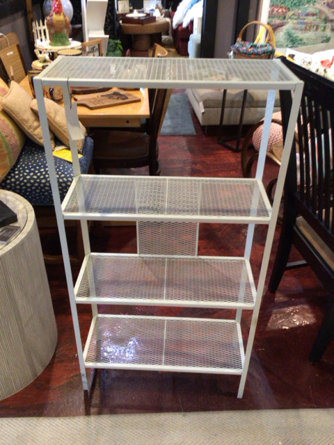 White Metal Shelf