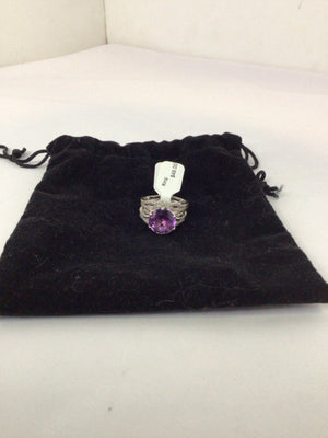 Sterling Silver Purple Ring