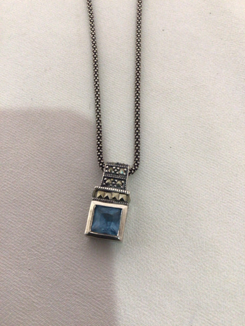 Silver Topaz Necklace