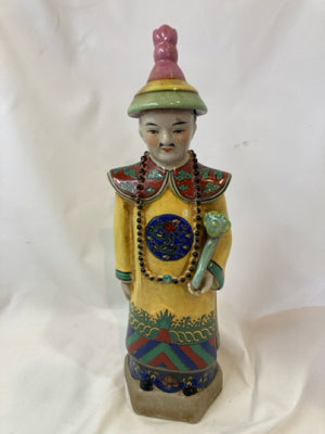 Vintage Chinese Porcelain Man Figurine