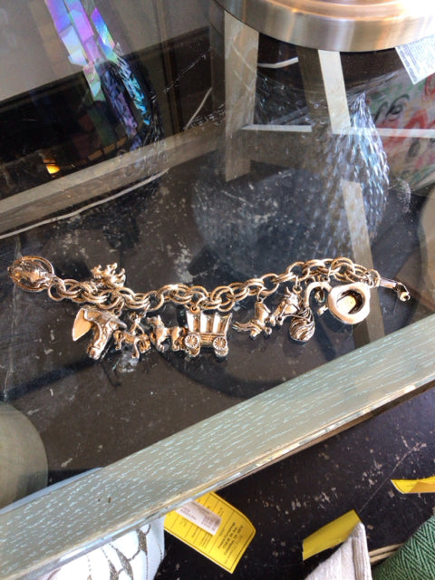 Silver Charms Bracelet