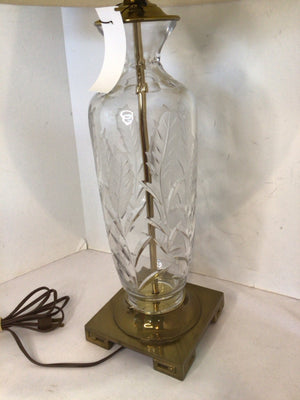 Glass/Metal Lamp