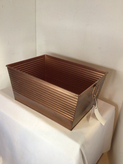 Harry & David Copper Metal Basket