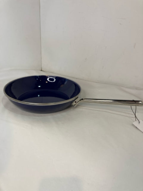 Metal Blue Frying Pan