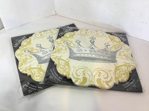 Yellow/Green Pair Crown Placemats