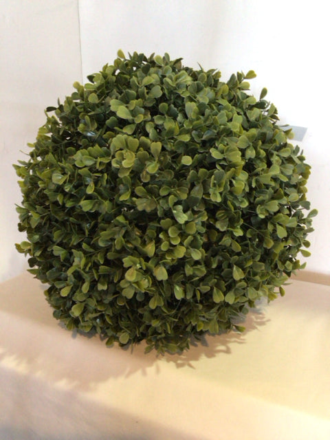 Faux Green Eucalyptus Ball Topiary
