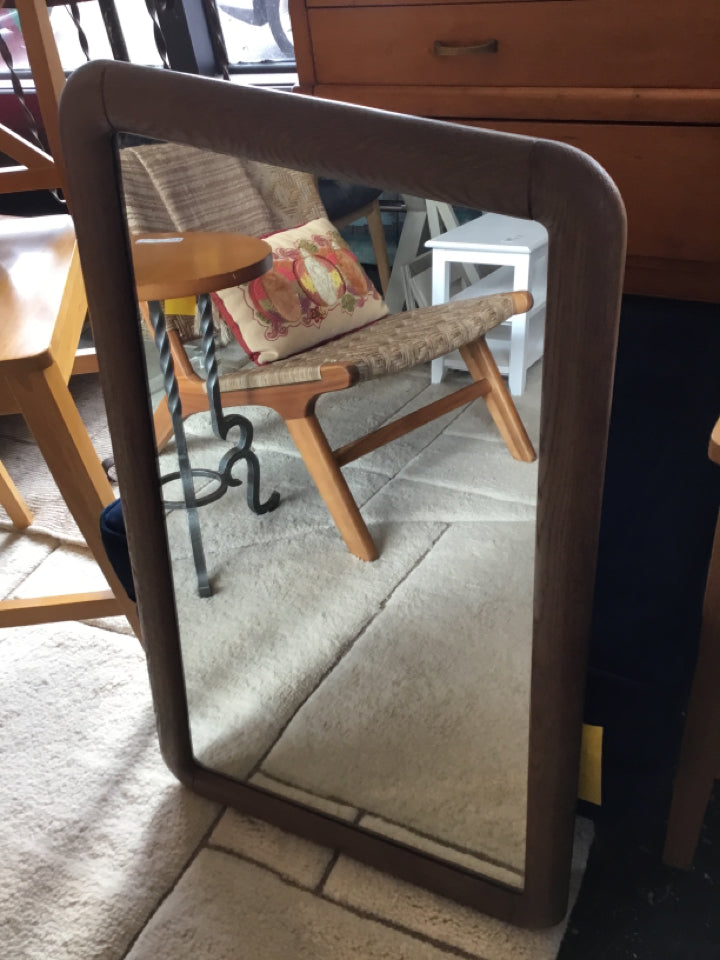 Brown Wood Mirror