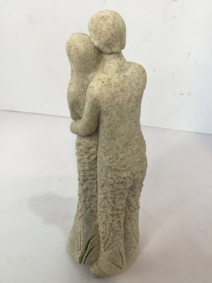 Tan Stone Couple Figurine