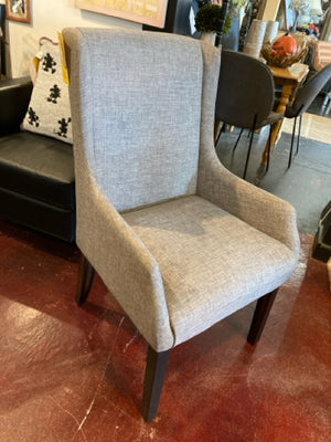 Polyester Arm Gray Chair