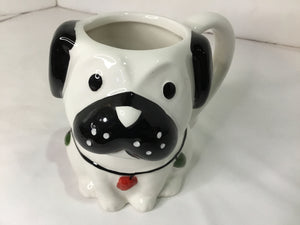 Target Christmas White/Black Ceramic Mug Dog Holiday Item