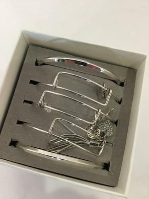 C.B. Craftsmen Silver Bangle Bracelet