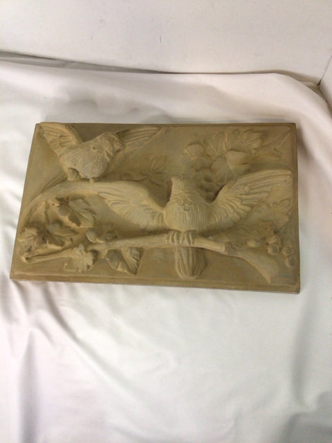 Clay Birds 3D Tan Wall Decoration Art
