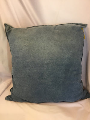 Blue Denim Pillow