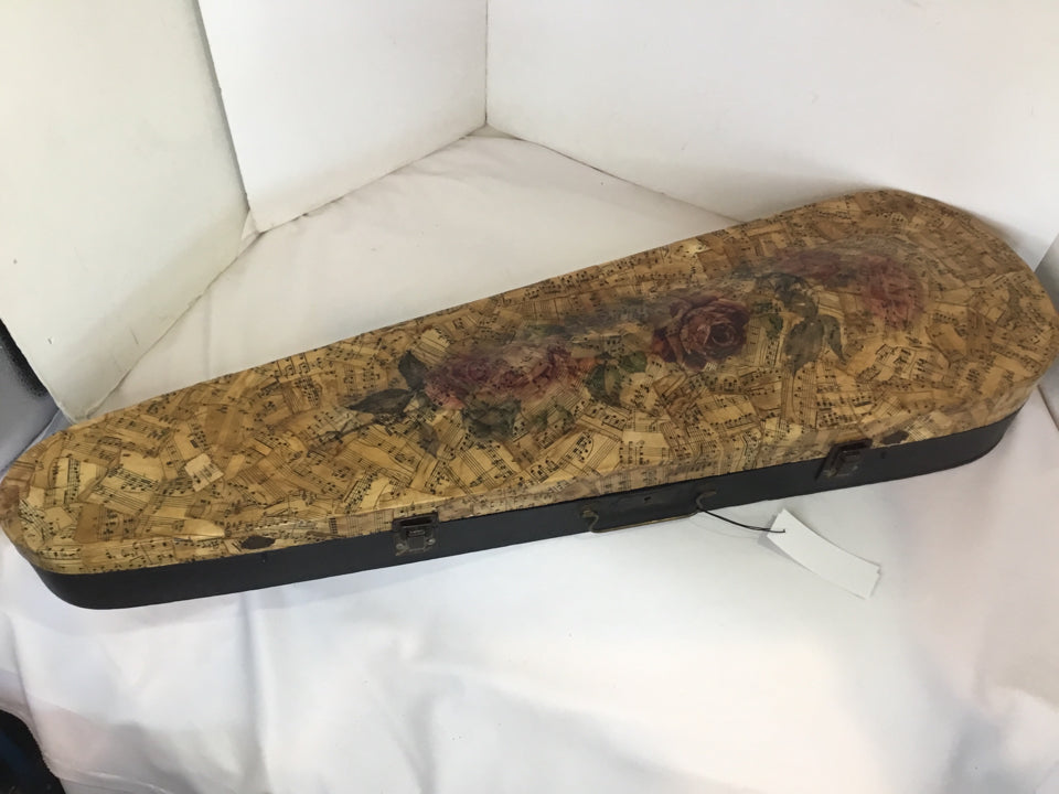 Brown/Tan Wood Case Musicians Shelf