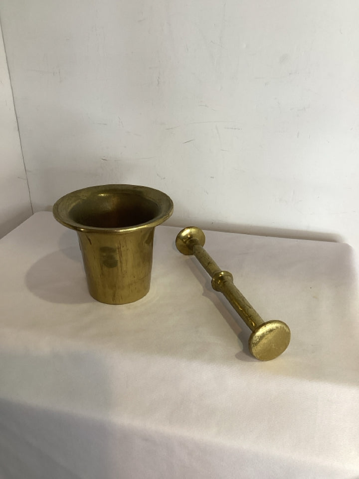 Brass Mortar & Pestle