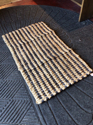 Throw Jute Tan/Black Rug