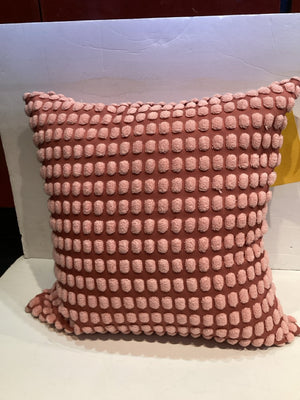 Pink Down PomPoms Pillow