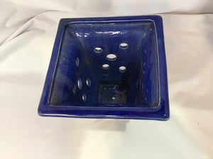 Blue Ceramic Planter