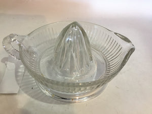 Vintage Clear Glass Juicer
