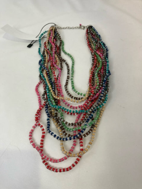 Plastic Multi-Color Beads Necklace