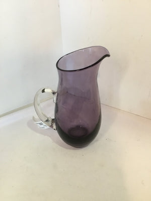 Purple Glass Pitcher