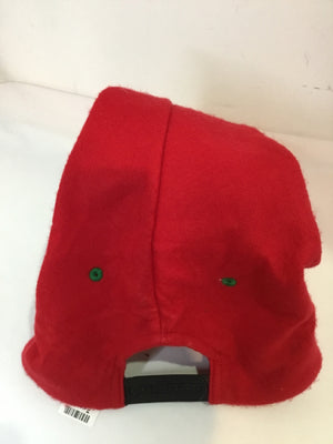 Hat Red/Green Polyester Ho Ho Ho Holiday Item