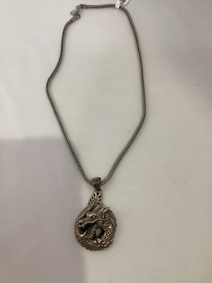 Silver Dragon Necklace