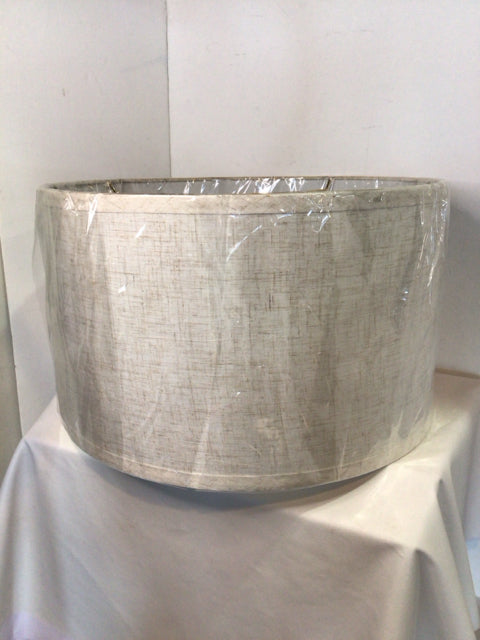 White Linen Lamp Shade