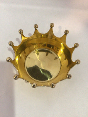 Gold Metal Crown Bowl