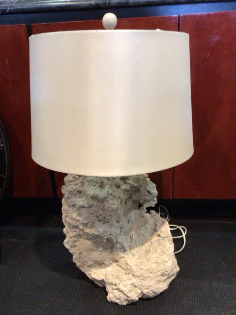 White Stone Lamp