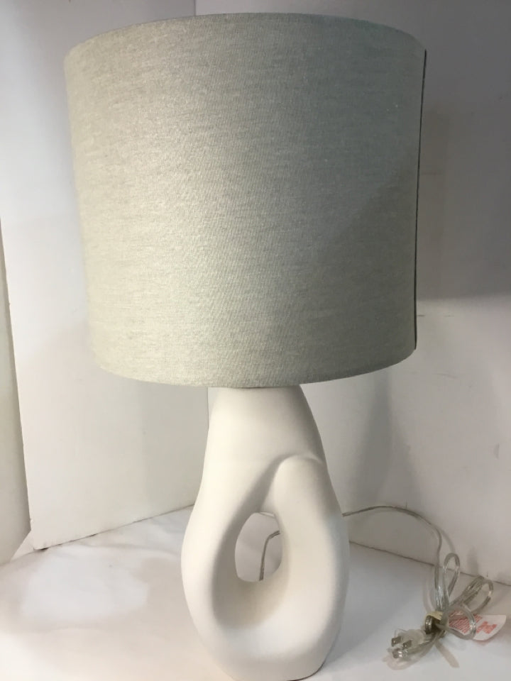 White Ceramic Lamp