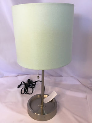 Brushed Silver Lamp