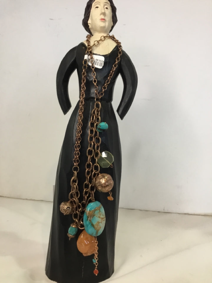 Anthropologie Turquoise Beaded Necklace