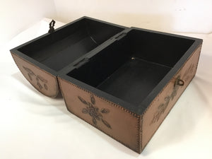 Arched Wood Brown Box