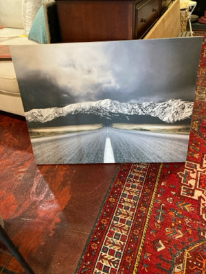 Gray/White Canvas Stretch Canvas Art