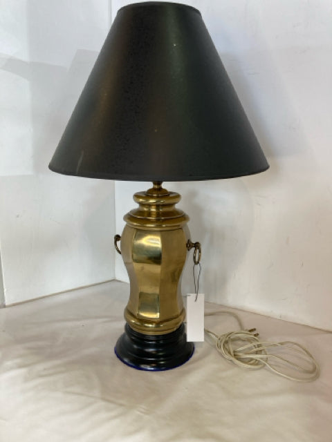 Vintage Gold/Black Metal Lamp