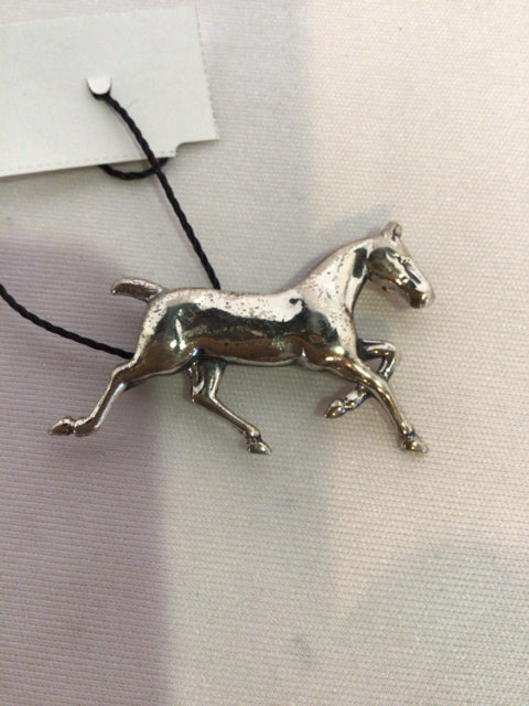 Sterling Silver Silver Horse Pin