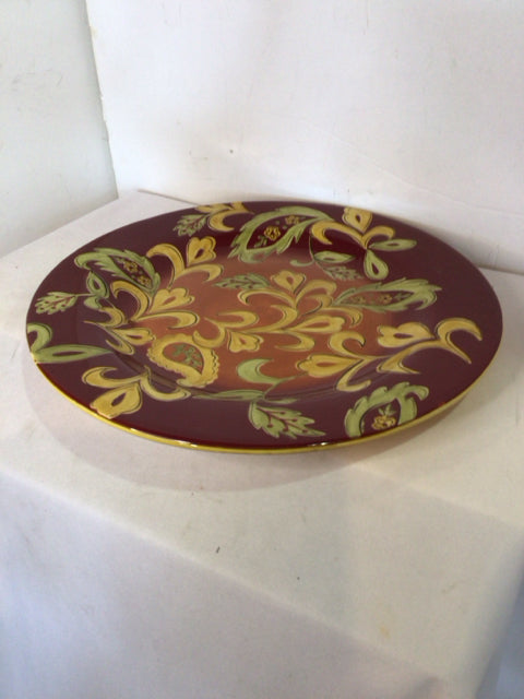 Platter Red/Gold Kitchen Caddy
