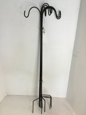 Set of 7 Black Metal Outdoor/Outside Hook Garden Access.