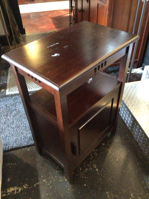 Side Wood Brown Table