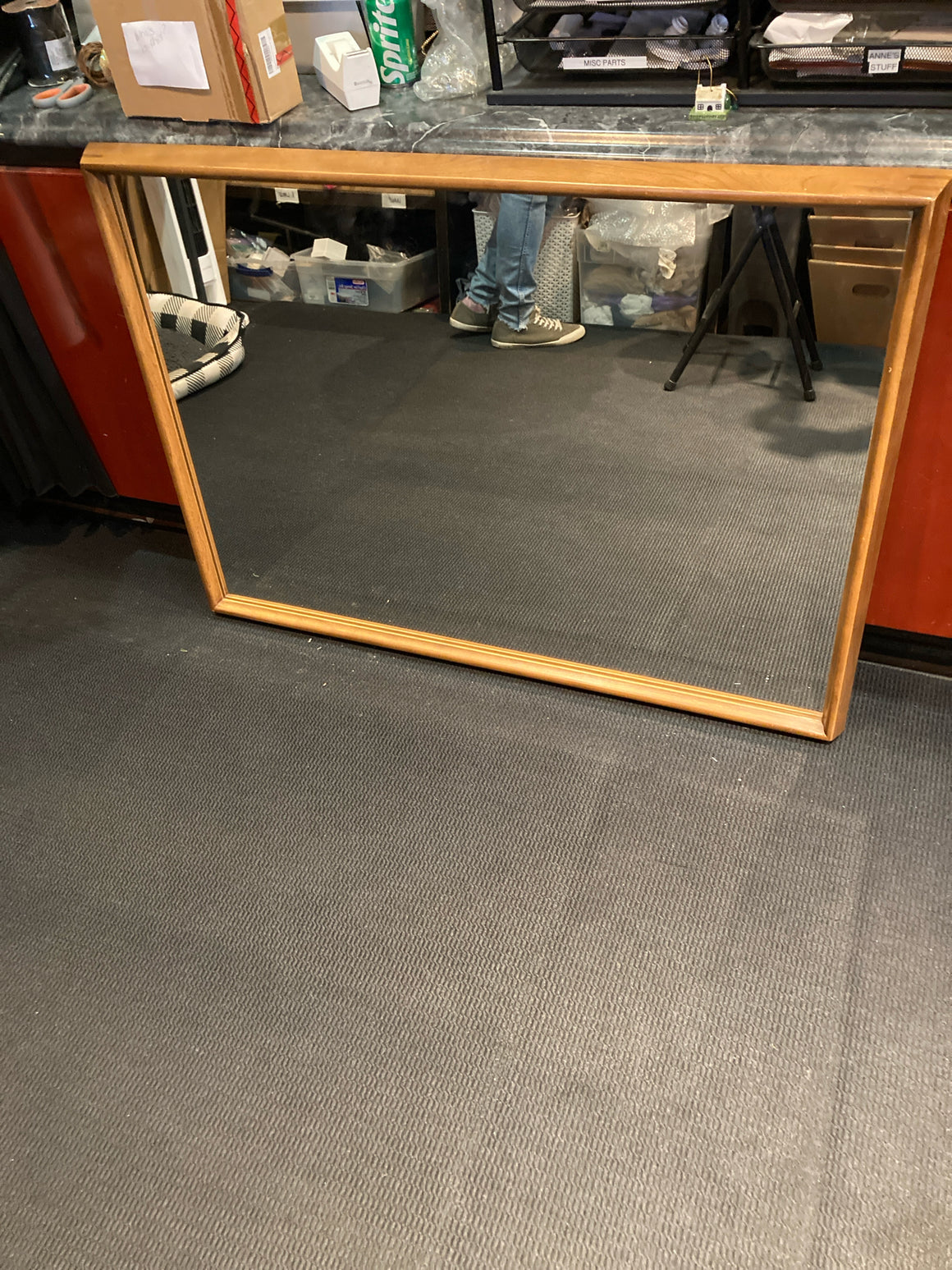 Brown Wood Mirror