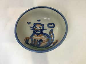 Gray/Blue Pottery Bowl